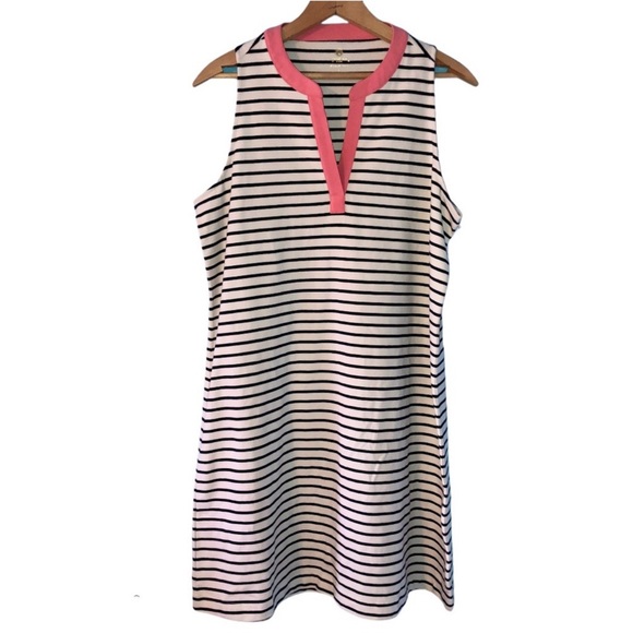 Spartina Hannah Tank Dress Navy‎ And Ivory Stripes, Sleeveless,Summer. Size XS - Picture 4 of 16